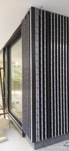 لوور آلومینیومی فیکس صنعتی نمای ساختمان