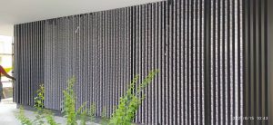 لوور آلومینیومی فیکس صنعتی نمای ساختمان